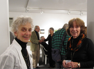 Lanny Lasky and Arline Simon at their Exhibition Upstream Gallery, Dobbs Ferry, NY
